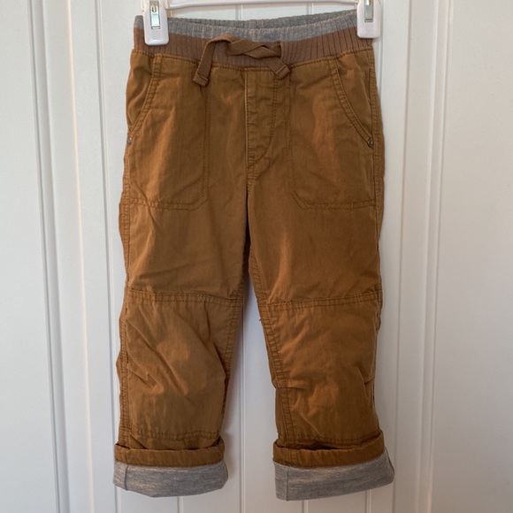 Boys babyGAP lined khakis with functional drawstring (4years) - Picture 3 of 3